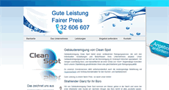 Desktop Screenshot of clean-spot.de