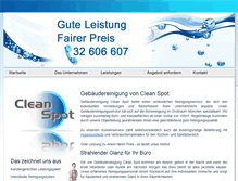 Tablet Screenshot of clean-spot.de
